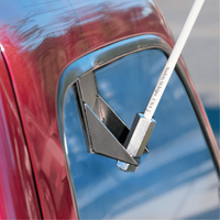 Safety Whip&reg; Light-Duty Whips, Window Mount, 5' High, Orange Equipex