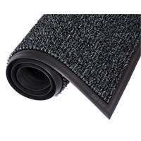 Tapis Astro-Plus, Poly&eacute;thyl&egrave;ne, Grattoir Type, Motif Textur&eacute;, 3-3/10' x 4', Charbon Equipex