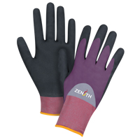 ZX-2 Premium Coated Gloves, 7/Small, Nitrile/Foam Nitrile Coating, 18 Gauge, Nylon Shell Equipex