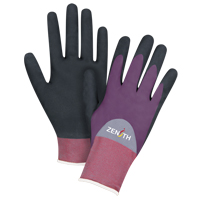 ZX-2 Premium Coated Gloves, 8/Medium, Nitrile/Foam Nitrile Coating, 18 Gauge, Nylon Shell Equipex