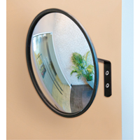 Miroir convexe avec support, Int&eacute;rieur/Ext&eacute;rieur, Diam&egrave;tre 12" Equipex