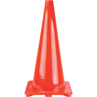 C&ocirc;nes de signalisation, 28", Orange Equipex