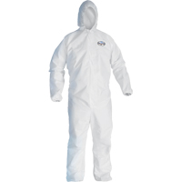 Kleenguard A45 Liquid/Particle Surface Prep & Paint Coveralls, Small, White, Microporous Equipex