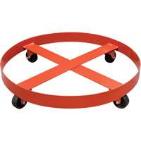 Poly-Collector Drum Dolly, 27.5" dia. x 5.5" H Equipex