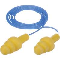 E-A-R Ultrafit Premolded Earplugs, Corded, Bulk - Polybag, 25 dB NRR, One-Size Equipex