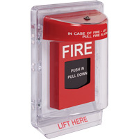 Couvercles pour alertes d'incendie - couvercles pour alertes int&eacute;rieures Stopper II, Encastr&eacute; Equipex