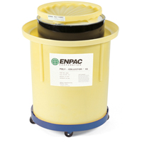 Poly-Collector 66 with Steel Drum, 32.5" dia. x 42" H, 70 US gal. Spill Cap. Equipex