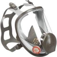 Respirateur r&eacute;utilisable &agrave; masque complet s&eacute;rie 6000, &eacute;lastom&egrave;re/Silicone/Thermoplastique, Petit Equipex