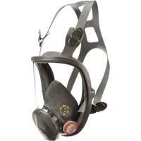 6000 Series Full Facepiece Reusable Respirator, Elastomer/Silicone/Thermoplastic, Medium Equipex