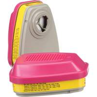 Cartouches pour respirateur s&eacute;rie 6000, Cartouche gaz/vapeur, Vapeurs organiques/Gaz acides/P100 Equipex