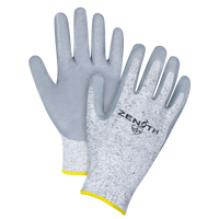 Gants &eacute;lastiques sans coutures r&eacute;sistants &agrave; la coupe, Taille 2T-Grand/11, Calibre 13, Rev&ecirc;tement Nitrile, Enveloppe en PEHP, ANSI/ISEA 105 niveau 2/EN 388 niveau 3 Equipex