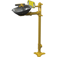 Postes de douche oculaire/faciale Halo, Installation Socle, Bol Acier inoxydable Equipex