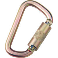 Mousqueton pour connecteur d'ancrage, Acier, Capacit&eacute; 420 lb Equipex