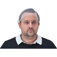 Hair Nets, Nylon, 18", White Equipex
