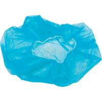 Non-Woven Bouffant Caps, Polypropylene, 21"/Large, Blue Equipex