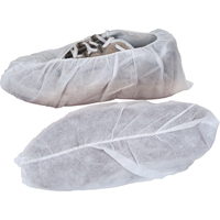 Shoe Covers, Large, Polypropylene, White Equipex