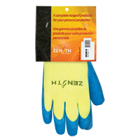 Gants haute visibilit&eacute; doubl&eacute;s d'acrylique de caoutchouc naturel, 2T-Grand, R&ecirc;vetement Latex de caoutchouc, Calibre 7, Enveloppe en Acrylique Equipex
