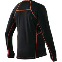 Long Sleeve Thermal Shirts, Men's, Medium, Black Equipex