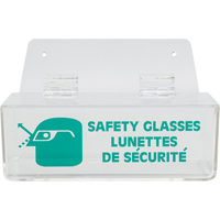 Distributeur de lunettes de s&eacute;curit&eacute; avec couvercle Equipex