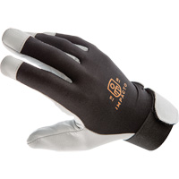 Anti-Vibration Air Glove&reg;, Size Medium, Pearl Leather Palm Equipex