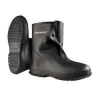 10" Black Overboots, PVC, Snap Closure, Fits Men's 6 - 7 Equipex