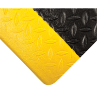 Tapis Tuf Sponge No 452, Losange, 3' x 60' x 1/2", Noir/Jaune, &eacute;ponge en PVC Equipex