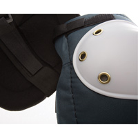 Flexible Knee Pads, Hook and Loop Style, Plastic Caps, Foam Pads Equipex