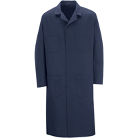 Shop Coats, Poly-Cotton, Size 36, Navy Blue Equipex