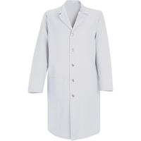 Lab Coats, Poly-Cotton, 32, White Equipex