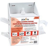 Disposable Lens Cleaning Station, Cardboard, 8" L x 5" D x 12-1/2" H Equipex