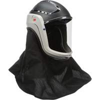 Assemblage de casque Versaflo avec visi&egrave;re de premi&egrave;re qualit&eacute; et enveloppe r&eacute;sistante aux flammes, Universel, Casque rigide, Bavette Simple Equipex