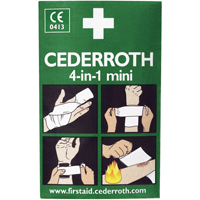 Coagulant 4-dans-1 Cederroth, 5" lo x 3" la Equipex
