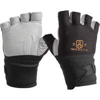 Anti-Vibration Gloves- Right, Size Small, Grain Leather Palm Equipex