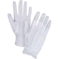 Parade/Waiter's Gloves, Cotton, Hemmed Cuff, X-Large Equipex
