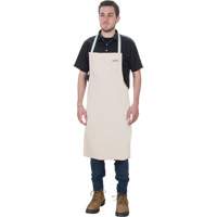 Apron, Cotton, 36" L x 29" W, Natural Equipex