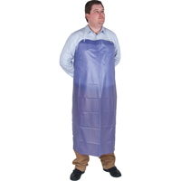 Lightweight Apron, Vinyl, 45" L x 36" W, Blue Equipex