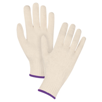 Heavyweight String Knit Gloves, Poly/Cotton, 7 Gauge, X-Small Equipex