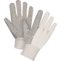 Gants en toile de coton &agrave; pois sur la paume, 8 oz, Petit Equipex