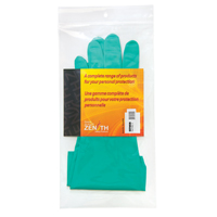 Gants r&eacute;sistants aux produits chimiques &agrave; prise en losange, Taille 9, 13" lo, Nitrile, Doublure en Ouat&eacute;e, 13 mils Equipex