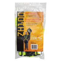 Standard-Duty Safety Harness, High Visibility Lime-Yellow, Silver Reflective Colour, X-Large Equipex
