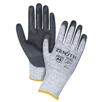 Gants &eacute;lastiques sans coutures r&eacute;sistants &agrave; la coupe, Taille 2T-Grand/11, Calibre 13, Rev&ecirc;tement Polyur&eacute;thane, Enveloppe en PEHP, ANSI/ISEA 105 niveau 4/EN 388 niveau 5 Equipex