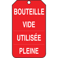 &eacute;tiquettes de s&eacute;curit&eacute; d'inspection et de contr&ocirc;le de l'&eacute;tat de l'&eacute;quipement, Papier cartonn&eacute;, 3-3/8" la x 5-7/8" h, Français Equipex