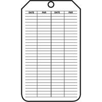 Safety Tags, Plastic, 3-1/8" W x 5-7/8" H, French Equipex