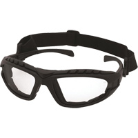 Lunettes de s&eacute;curit&eacute; &agrave; monture noire Dustdevil, Lentille Transparent, Antibu&eacute;e/Anti-&eacute;gratignures, ANSI Z87+/R&eacute;pond ou surpasse la norme CSA Z94.3 Equipex