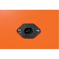 Emergency Preparedness Storage Cabinets, Steel, 4 Shelves, 65" H x 43" W x 18" D, Orange Equipex