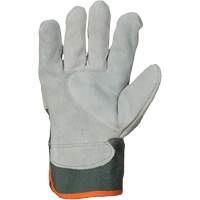 Endura&reg; Fitter Gloves, Large, Split Leather Palm, Cotton Inner Lining Equipex