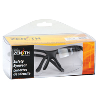 Lunettes de s&eacute;curit&eacute; s&eacute;rie Z1800 avec verres de lecture, Anti-&eacute;gratignures, Transparent, Dioptrie 1,0 Equipex