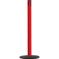 Syst&egrave;me Advance TensaBarrier - Poteau r&eacute;cepteur, Hauteur de 36", Rouge Equipex