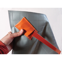 Panneau pour condition temporaire &agrave; rouler avec fl&egrave;che, 24" x 24", Vinyle, Pictogramme Equipex