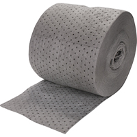 Rouleaux absorbants li&eacute;s de premi&egrave;re qualit&eacute;, Lourd, 150' lo x 15" la, Absorption 25 gal. Equipex